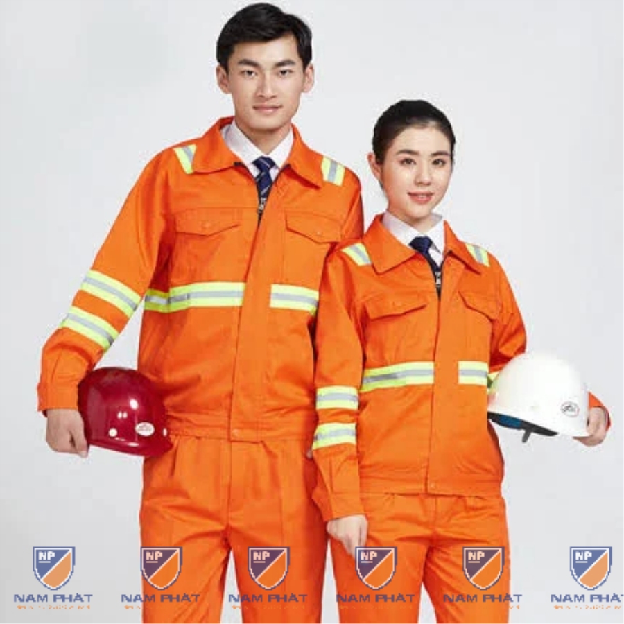 Đồng phục kỹ sư màu xanh ghi thời trang cao cấp NP19 cho kỹ sư kỹ thuật, quần áo công nhân, Size M - Vải Kaki NPT 36 (Chống cháy)