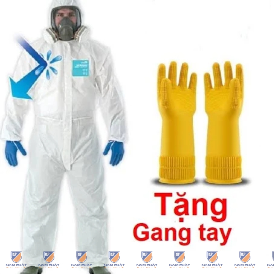 Bộ quần áo bảo hộ chống hóa chất cao cấp BHHC02