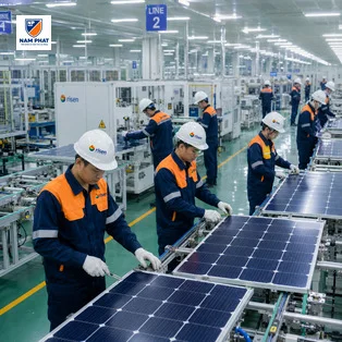 Đồng phục bảo hộ nhà máy năng lượng